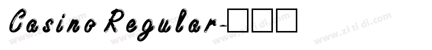 Casino Regular字体转换